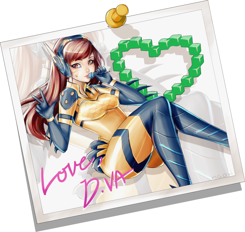d.va and junebug d.va (overwatch and 1 more) drawn by naoyi