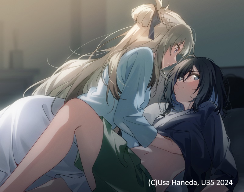miyagi shiori and sendai hazuki (shuuniichido classmate wo kau hanashi) drawn by u35
