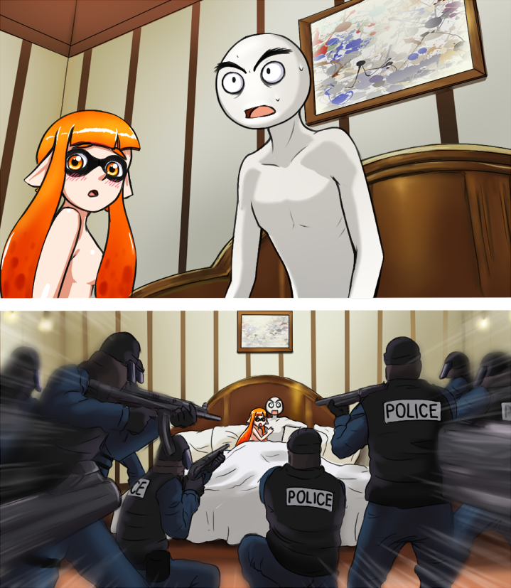 inkling player character, inkling girl, and anonymous (splatoon and 3 more)