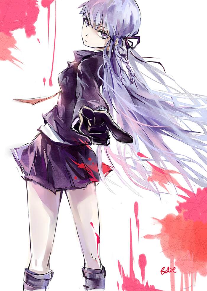 kirigiri kyoko (danganronpa and 1 more) drawn by chouette