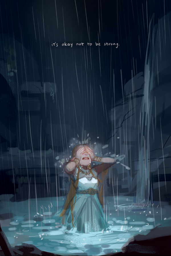 princess zelda (the legend of zelda and 1 more) drawn by finni_chang