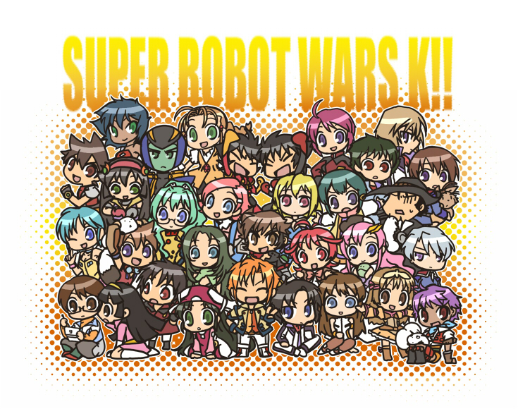 haro, lacus clyne, lunamaria hawke, kira yamato, shinn asuka, and 28 more (gundam and 17 more) drawn by shirakawa_(whitemist)