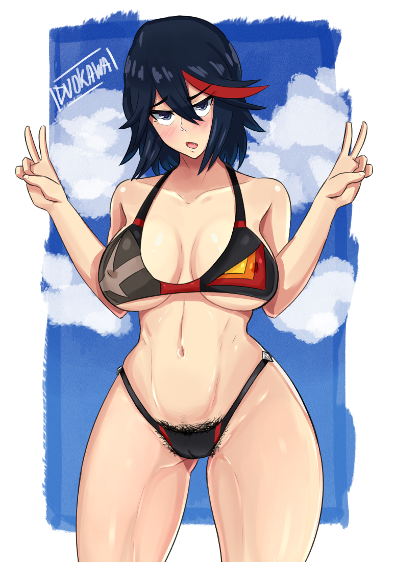 matoi ryuuko (kill la kill) drawn by duo_kawa