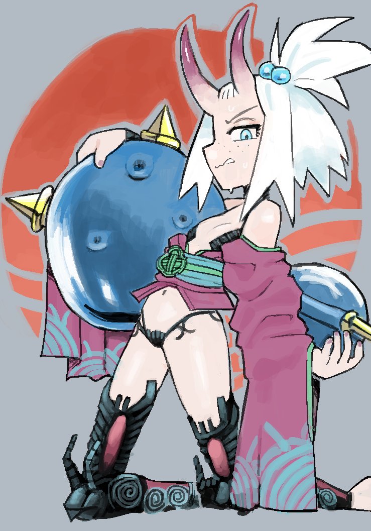 shuten douji, roxie, and weezing (fate and 3 more) drawn by 1her0