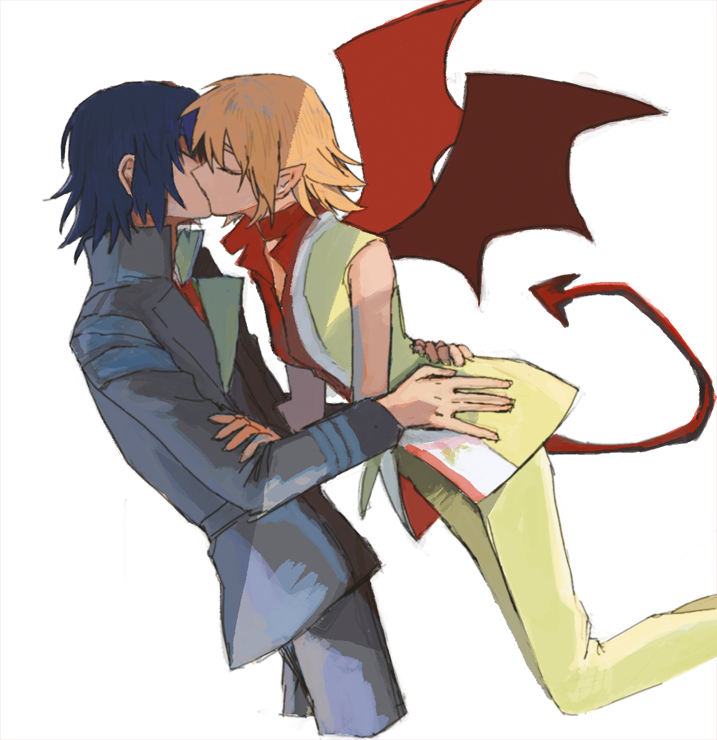 cagalli yula athha and athrun zala (gundam and 1 more) drawn by she_(morianosu)