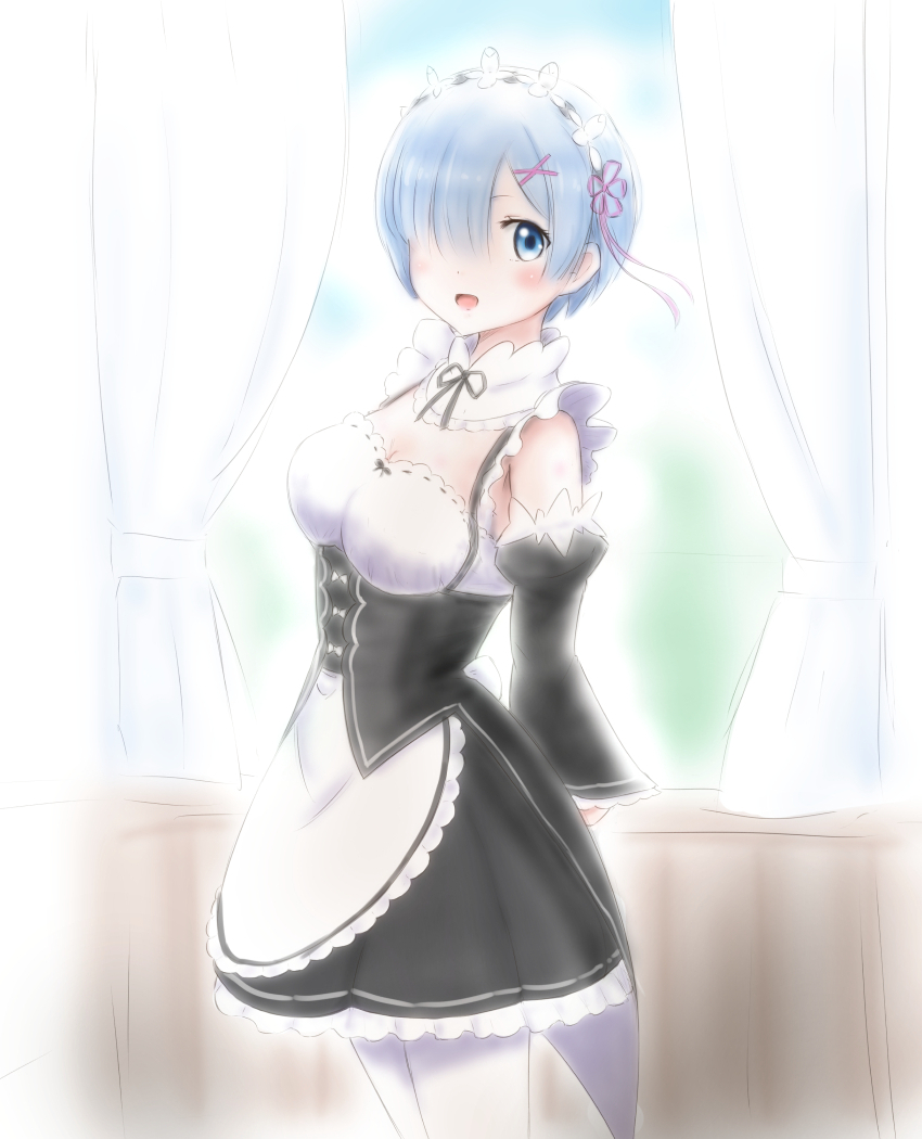 rem (re:zero kara hajimeru isekai seikatsu) drawn by teina