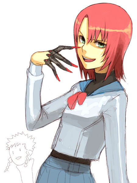 yuuki nao and minagi mikoto (my-hime) drawn by yu_65026