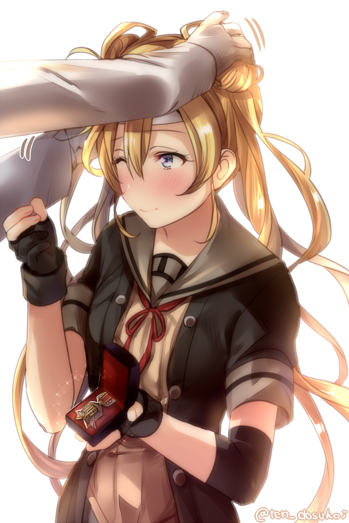 admiral, abukuma, and abukuma kai ni (kantai collection) drawn by juurouta