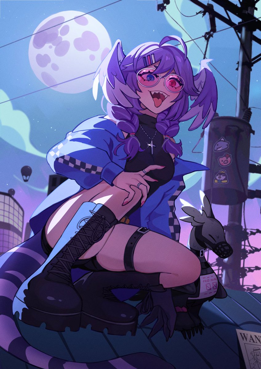 selen tatsuki and ember (nijisanji and 1 more) drawn by dadadabibadum