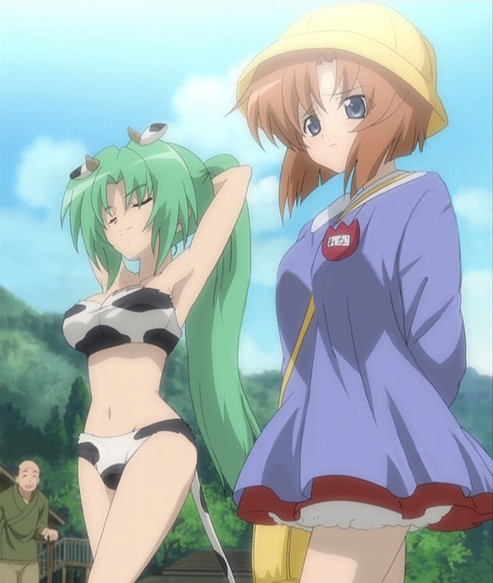 ryuuguu rena and sonozaki mion (higurashi no naku koro ni)
