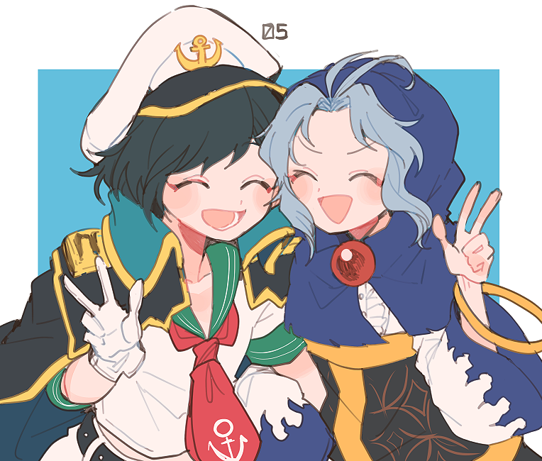 murasa minamitsu and kumoi ichirin (touhou and 1 more) drawn by itomugi-kun