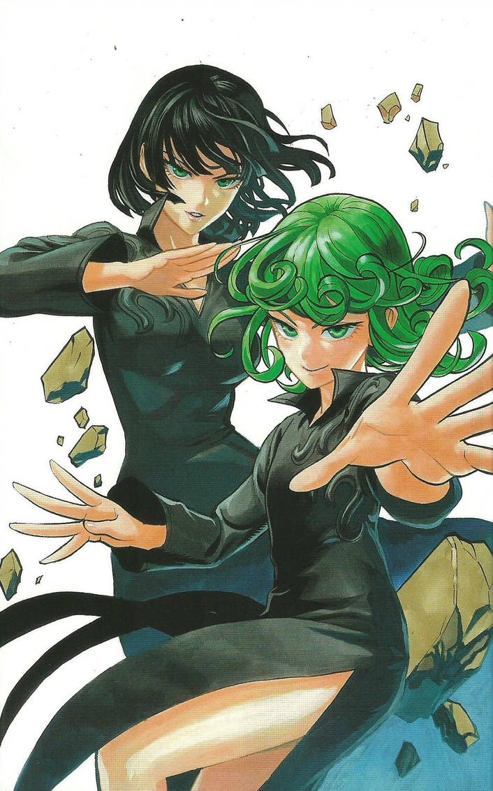 tatsumaki and fubuki (one-punch man) drawn by murata_yuusuke
