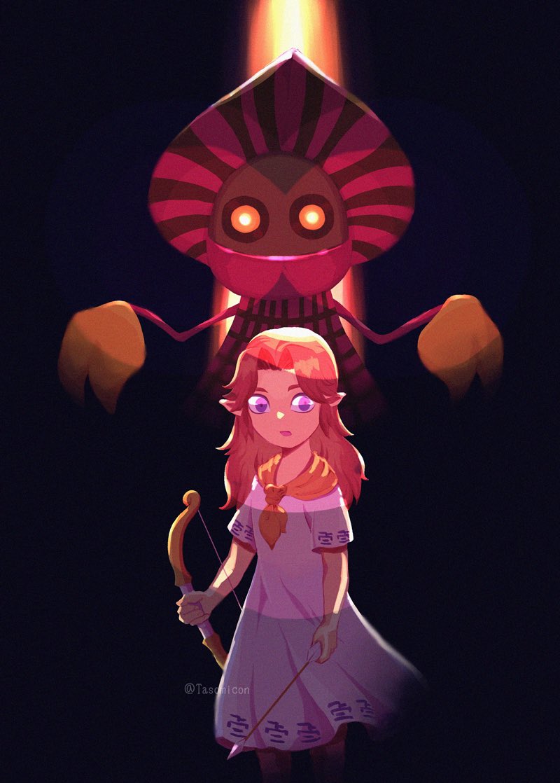 romani and they (the legend of zelda and 1 more) drawn by tasomicon