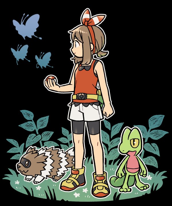 may, treecko, beautifly, and zigzagoon (pokemon and 1 more) drawn by numae_kaeru