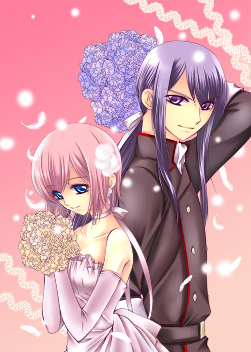 yuri lowell and estellise sidos heurassein (tales of and 1 more) drawn by uzuki_takeru