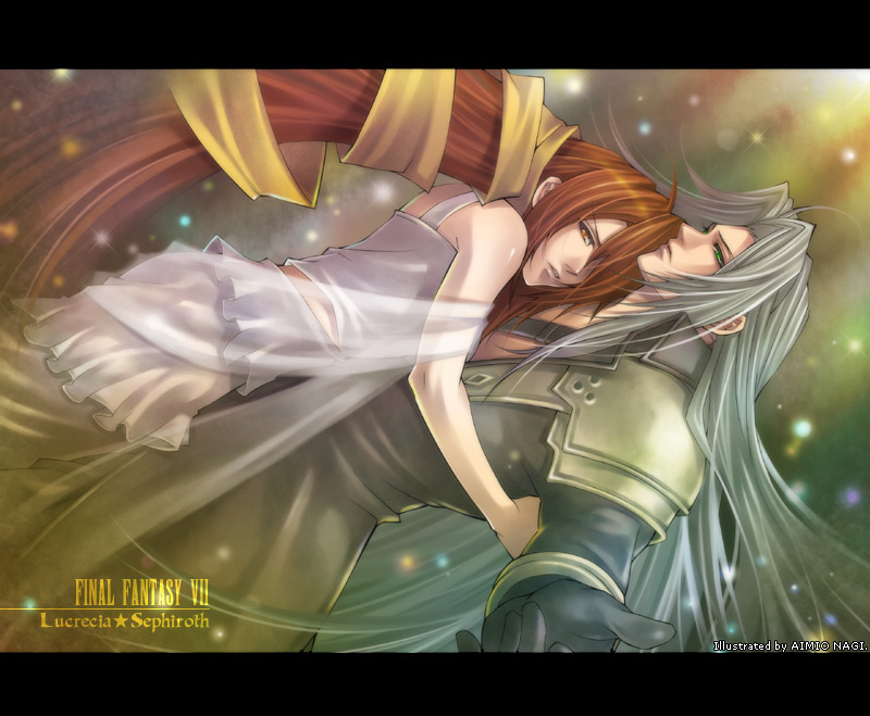 sephiroth and lucrecia crescent (final fantasy and 1 more) drawn by aimio_nagi
