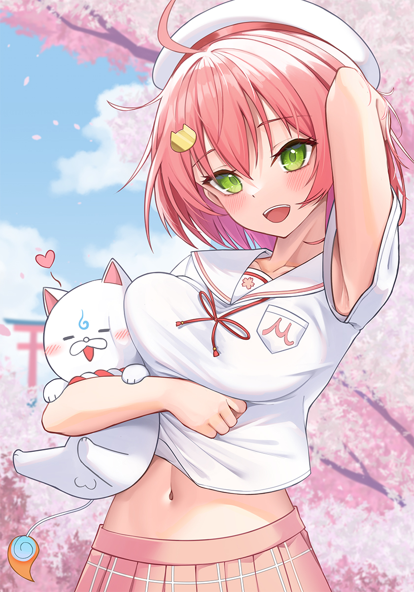 sakura miko and 35p (hololive) drawn by z.m._(zimin)