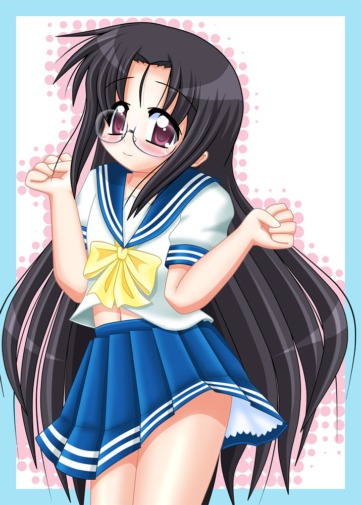 tamura hiyori (lucky star) drawn by shirai_daizu