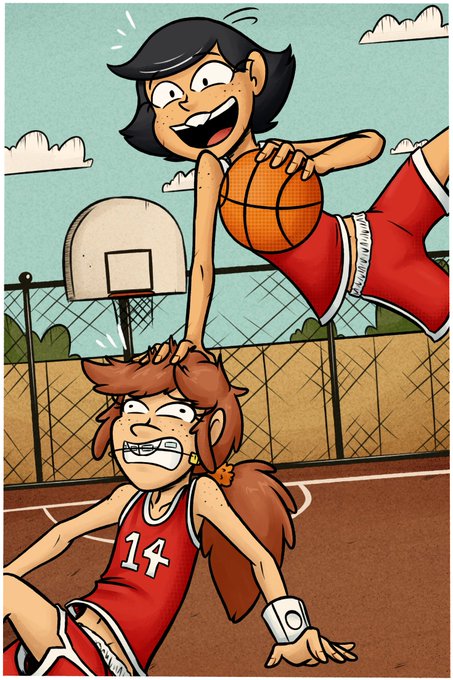 liby loud and darna loud (the loud house) drawn by green_skull_34