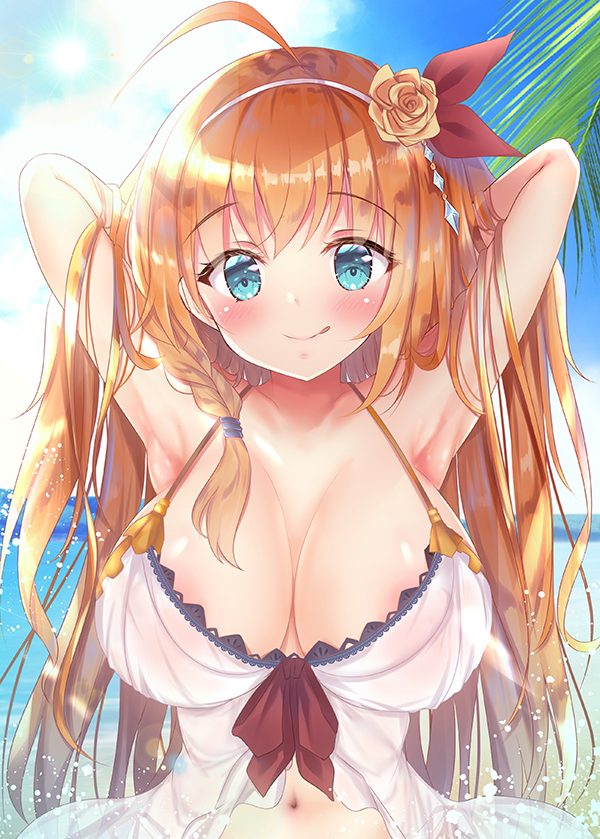 pecorine (princess connect!) drawn by rikatan