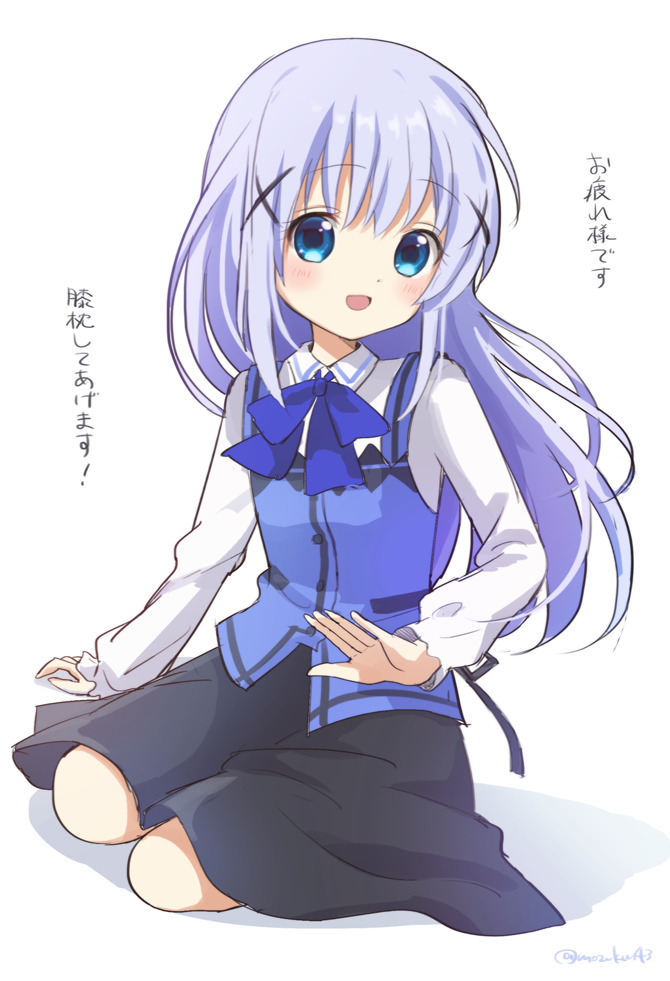 kafuu chino (gochuumon wa usagi desu ka?) drawn by mozukun43