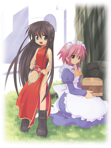 shana and wilhelmina carmel (shakugan no shana) drawn by yuichirou