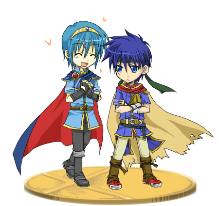 ike and marth (fire emblem and 3 more)