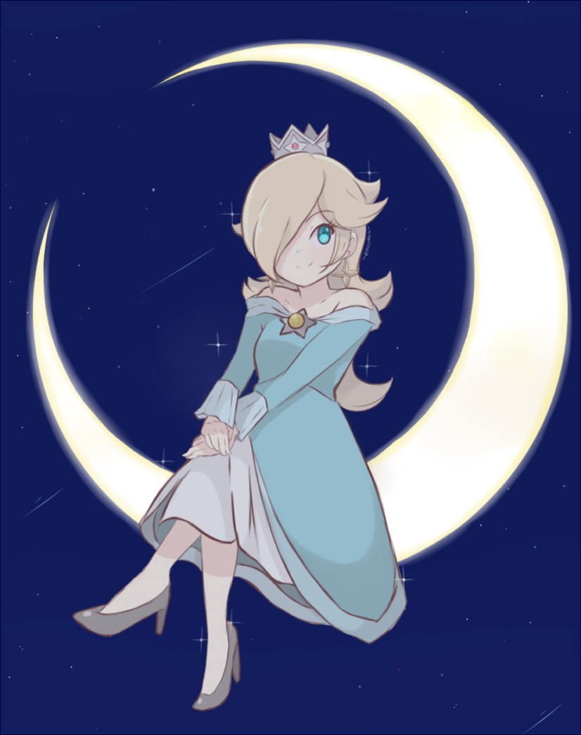 rosalina (mario) drawn by chocomiru