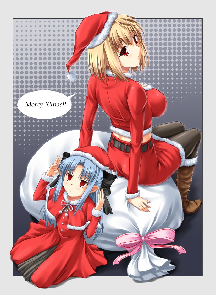 arcueid brunestud and len (tsukihime and 1 more) drawn by miyai_sen