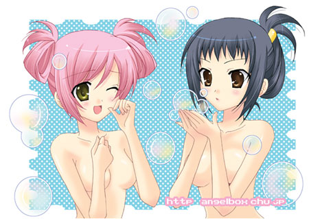 nanto yaya and okuwaka tsubomi (strawberry panic!) drawn by hazuki_ruka
