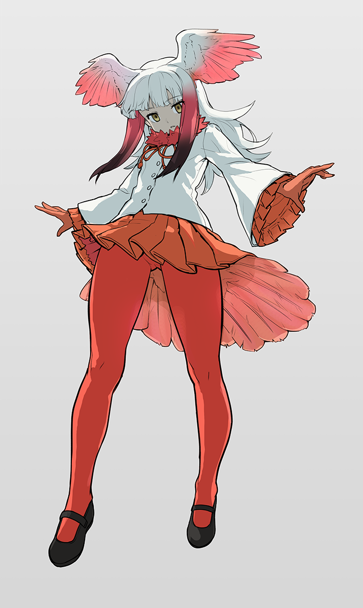 japanese crested ibis (kemono friends) drawn by shiba_itsuki