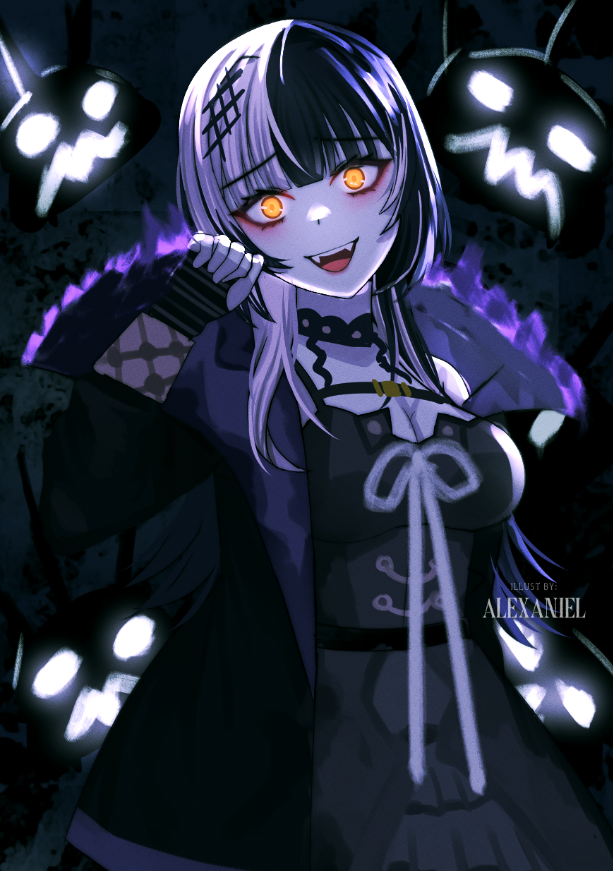 shiori novella and yorick (hololive and 1 more) drawn by alexaniel