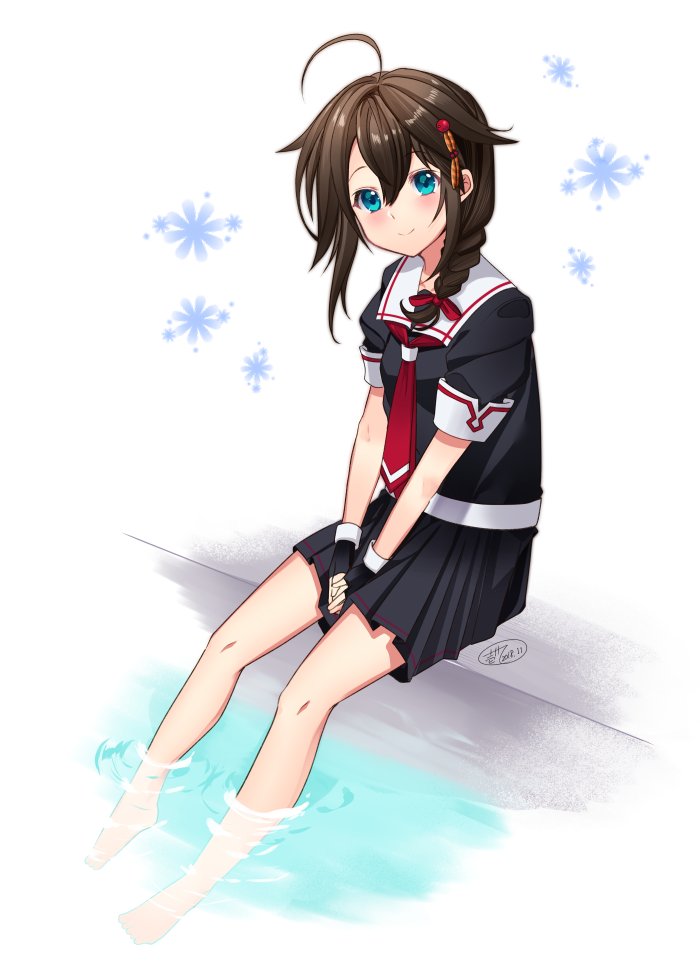 shigure and shigure kai ni (kantai collection) drawn by ittokyu