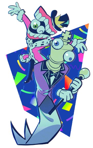 caine and kinger (the amazing digital circus) drawn by toothpaste_dd