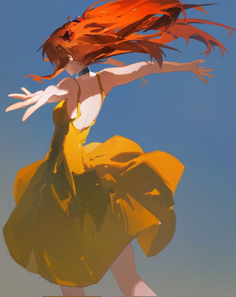 souryuu asuka langley (neon genesis evangelion) drawn by eliza_804