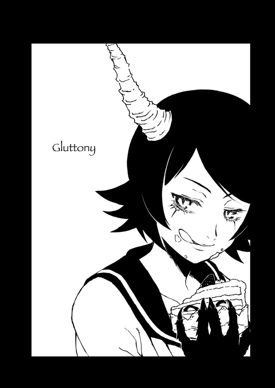 hitou nami (sayonara zetsubou sensei) drawn by shanghai_man
