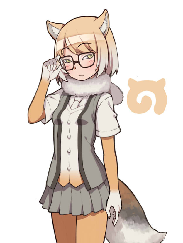 tibetan fox (kemono friends) drawn by kugi_ta_hori_taira