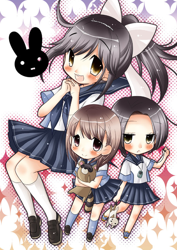 anegasaki nene, kobayakawa rinko, and takane manaka (love plus) drawn by takatou_ayumi