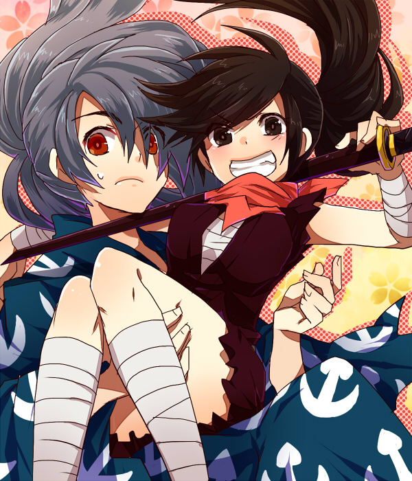hyakkimaru and dororo (dororo) drawn by aoaki