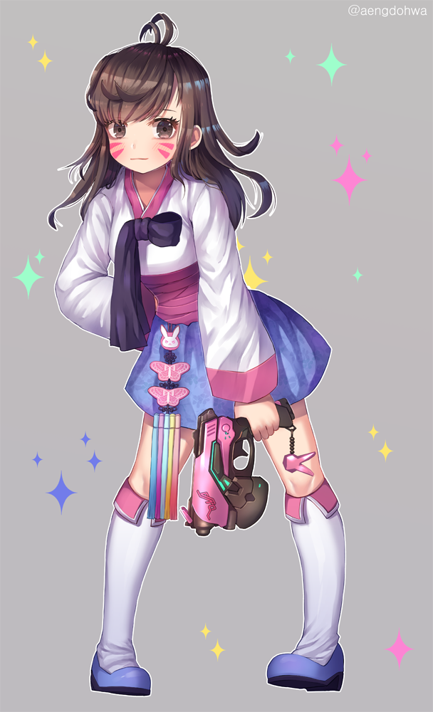 d.va (overwatch and 1 more) drawn by hanato_(seonoaiko)