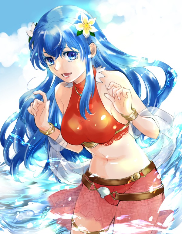 caeda (fire emblem and 2 more) drawn by usachu_now