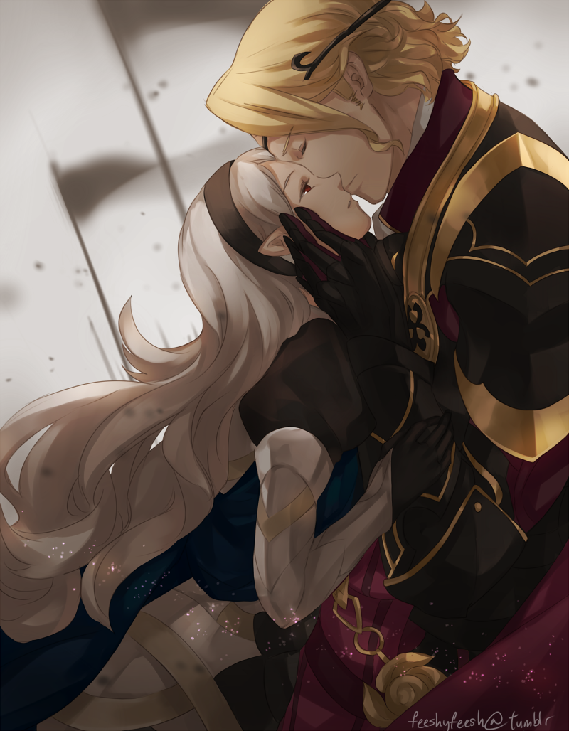 female corrin and xander (fire emblem and 1 more) drawn by feesh