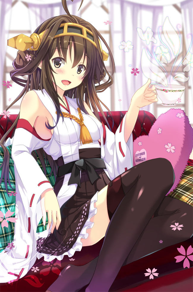 kongou (kantai collection) drawn by takanashi_haruto