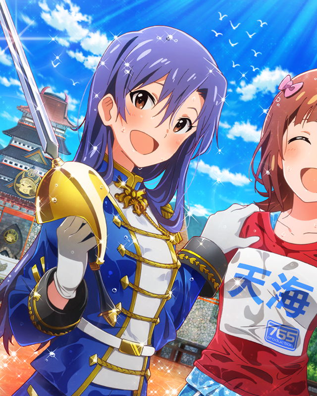 kisaragi chihaya and amami haruka (idolmaster and 1 more)