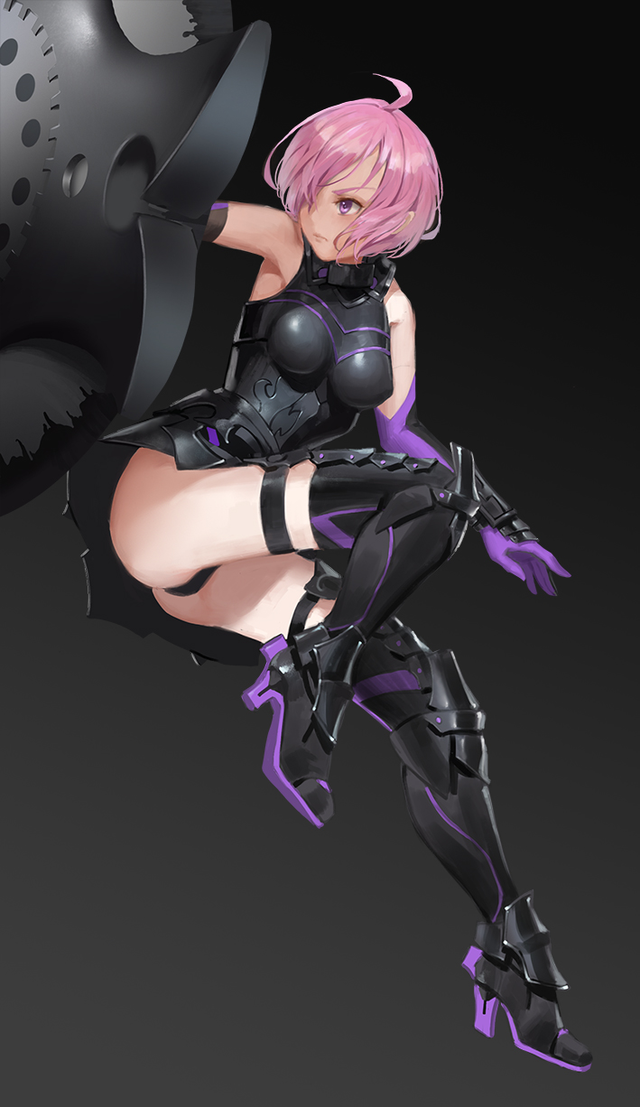 mash kyrielight (fate and 1 more) drawn by timmy_(tztime)