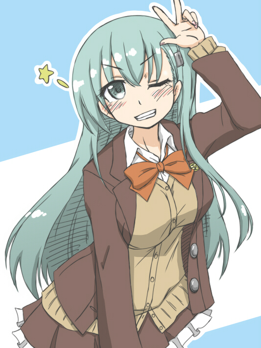 suzuya and suzuya kai ni (kantai collection) drawn by hoso_miyuki