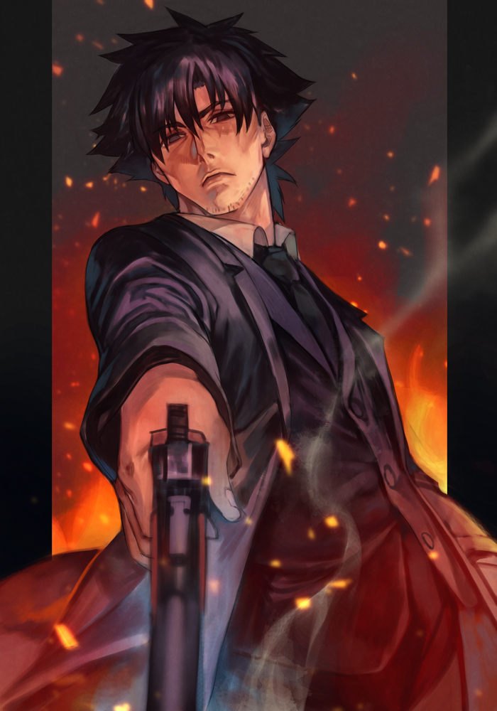 emiya kiritsugu (fate and 1 more) drawn by hungry_clicker