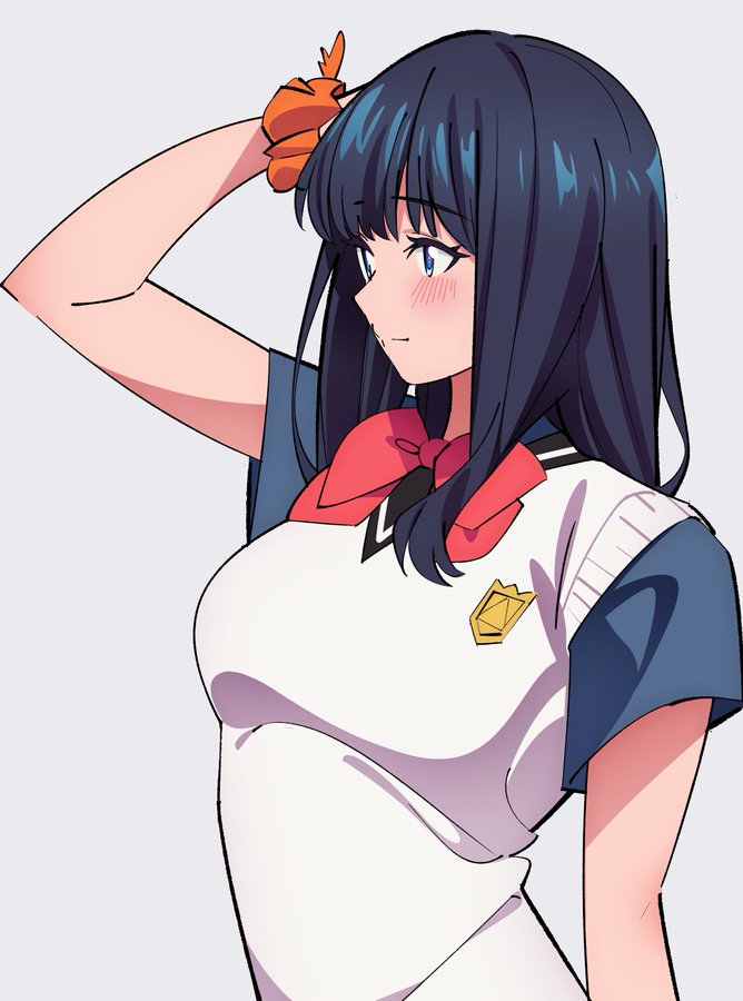 takarada rikka (gridman universe and 1 more) drawn by sakura_1110ssmm