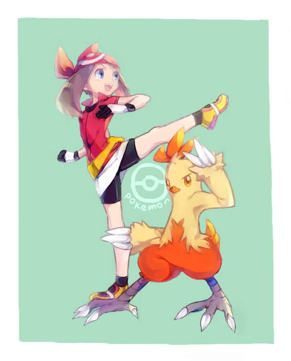 may and combusken (pokemon and 1 more) drawn by mimizubare