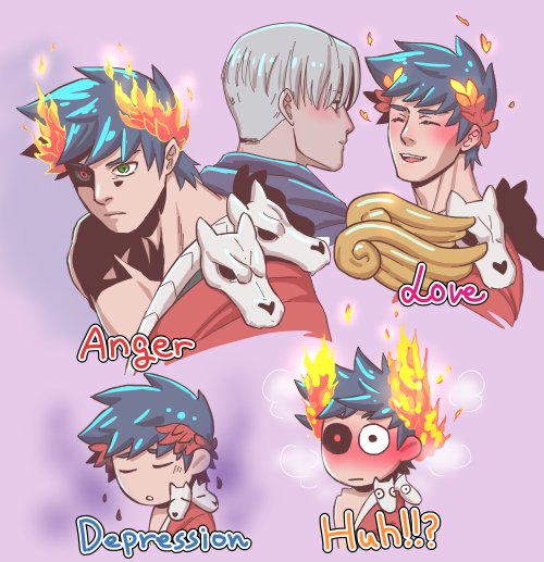 zagreus and thanatos (hades and 1 more) drawn by astraea_f